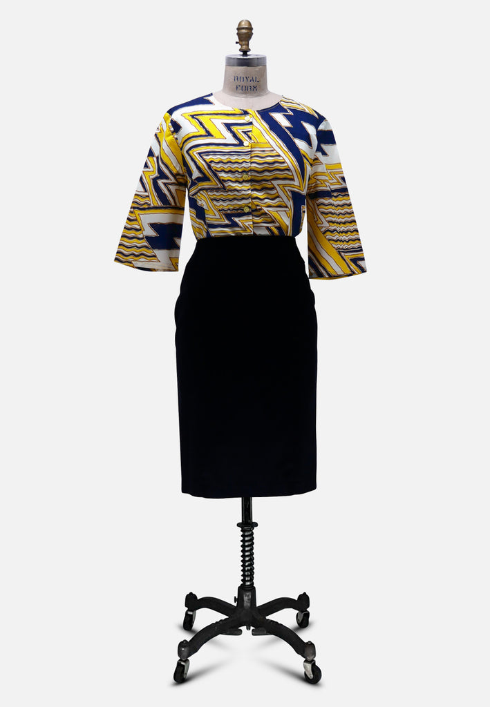 Vintage Clothing - French Sunshine Blouse 'VIP' - Painted Bird Vintage Boutique & The Aviary - Blouse