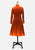 Vintage Clothing - Orange Skater Dress 'VIP' NOT DONE - Painted Bird Vintage Boutique & The Aviary - Dresses