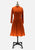 Vintage Clothing - Orange Skater Dress 'VIP' NOT DONE - Painted Bird Vintage Boutique & The Aviary - Dresses