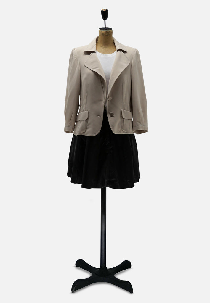 Vintage Clothing - Beige Goodness Jacket - DESIGNER - Painted Bird Vintage Boutique & The Aviary - Coats & Jackets