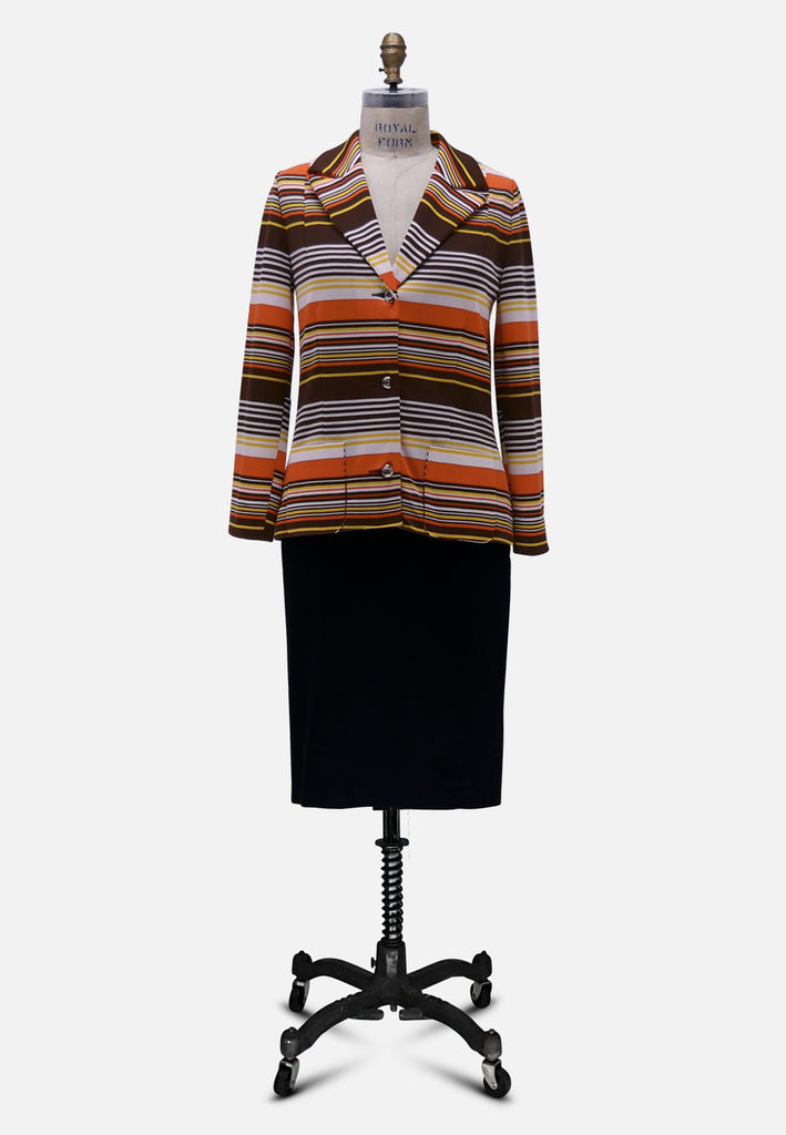 Vintage Clothing - Stripes For Style Jacket 'VIP' - Painted Bird Vintage Boutique & The Aviary - Coats & Jackets