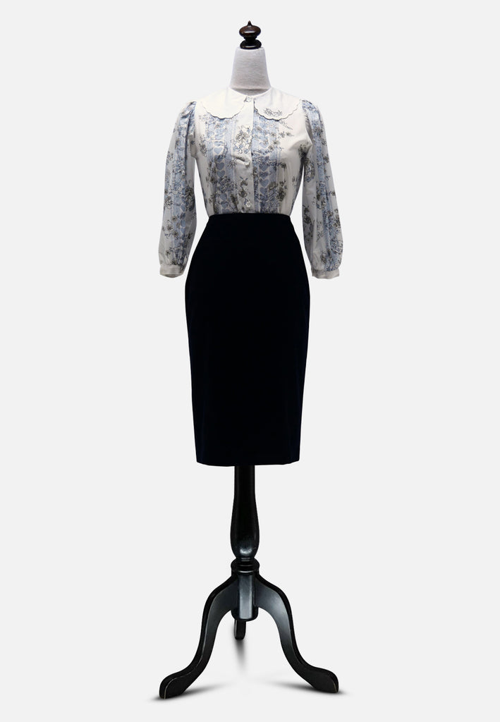 Vintage Clothing - Little Bird Blouse 'VIP' ND - Painted Bird Vintage Boutique & The Aviary - Blouse