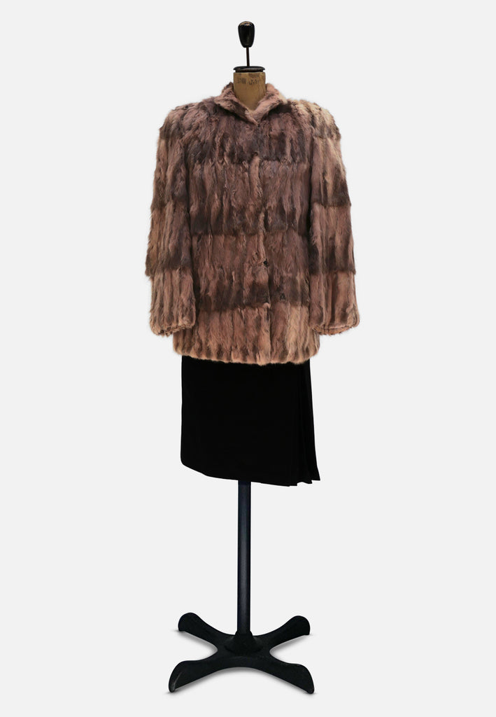 Vintage Clothing - Exquisite Champaigne Fur - Painted Bird Vintage Boutique & The Aviary - Coat