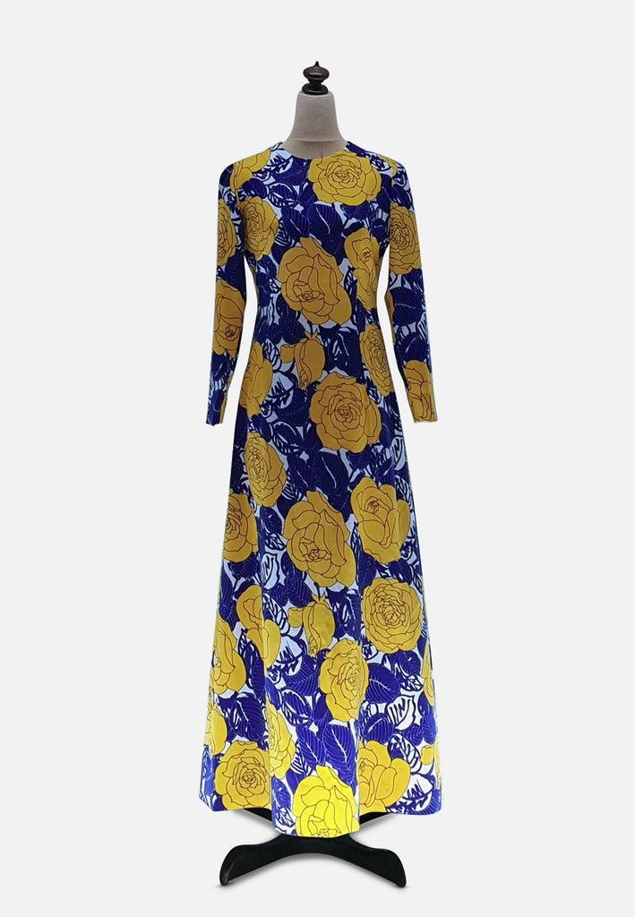 Vintage Clothing - Floral Fabulousity Dress 'VIP' - Painted Bird Vintage Boutique & The Aviary - Dresses