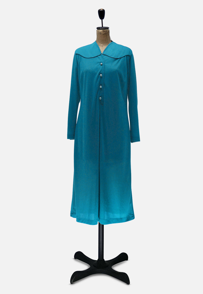 Vintage Clothing - Teal Zinger Dress 'VIP' - Painted Bird Vintage Boutique & The Aviary - Dresses