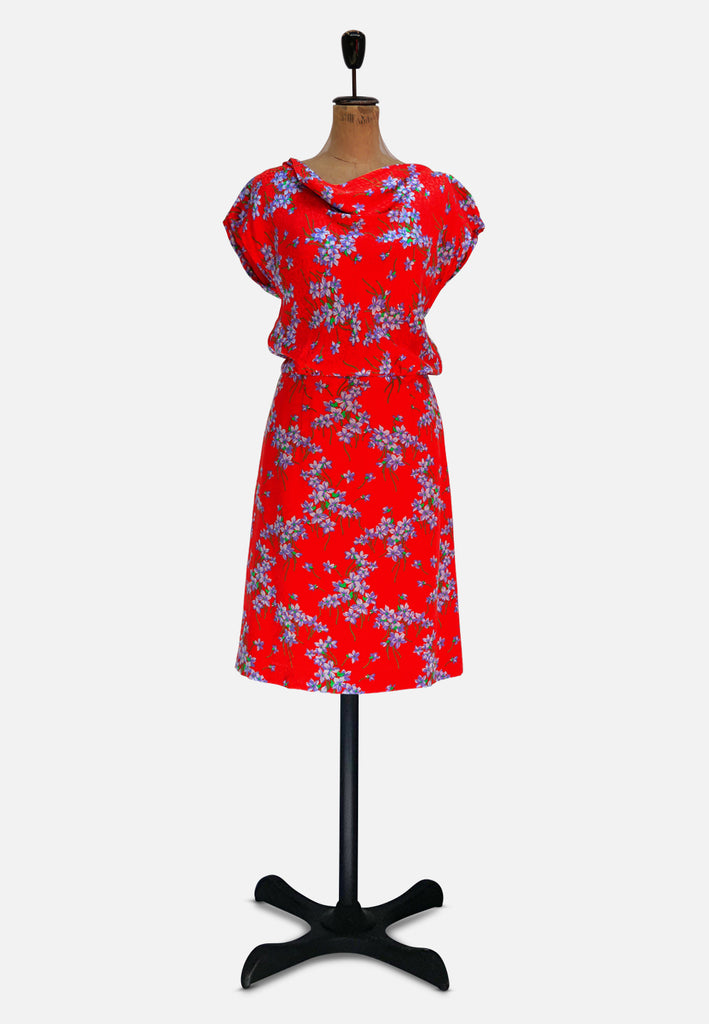 Vintage Clothing - Cherry Pie Dress - Painted Bird Vintage Boutique & The Aviary - Dresses