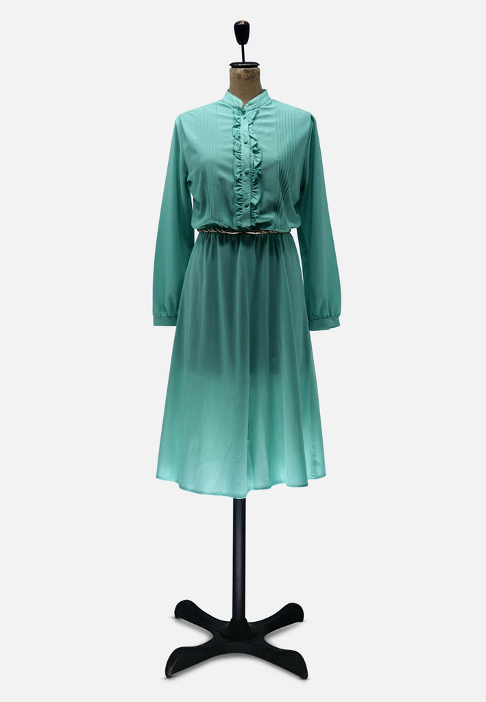 Vintage Clothing - Summer Ruffle Dress 'VIP' ND - Painted Bird Vintage Boutique & The Aviary - Dresses