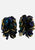 Vintage Clothing - Snazzy Blacks Earrings - Painted Bird Vintage Boutique & The Aviary - Earrings