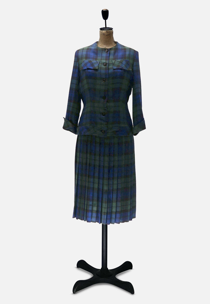 Vintage Clothing - Essential Tartan Ensemble 'VIP' - Painted Bird Vintage Boutique & The Aviary - Ensemble