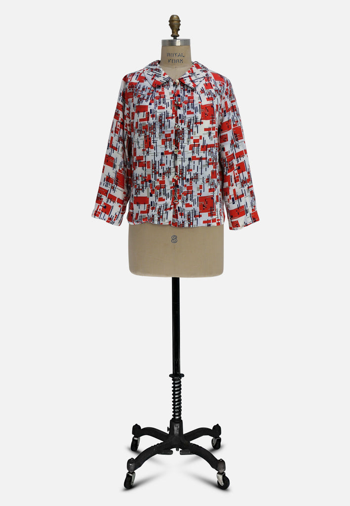 Vintage Clothing - Geo Special Jacket - Painted Bird Vintage Boutique & The Aviary - Coats & Jackets