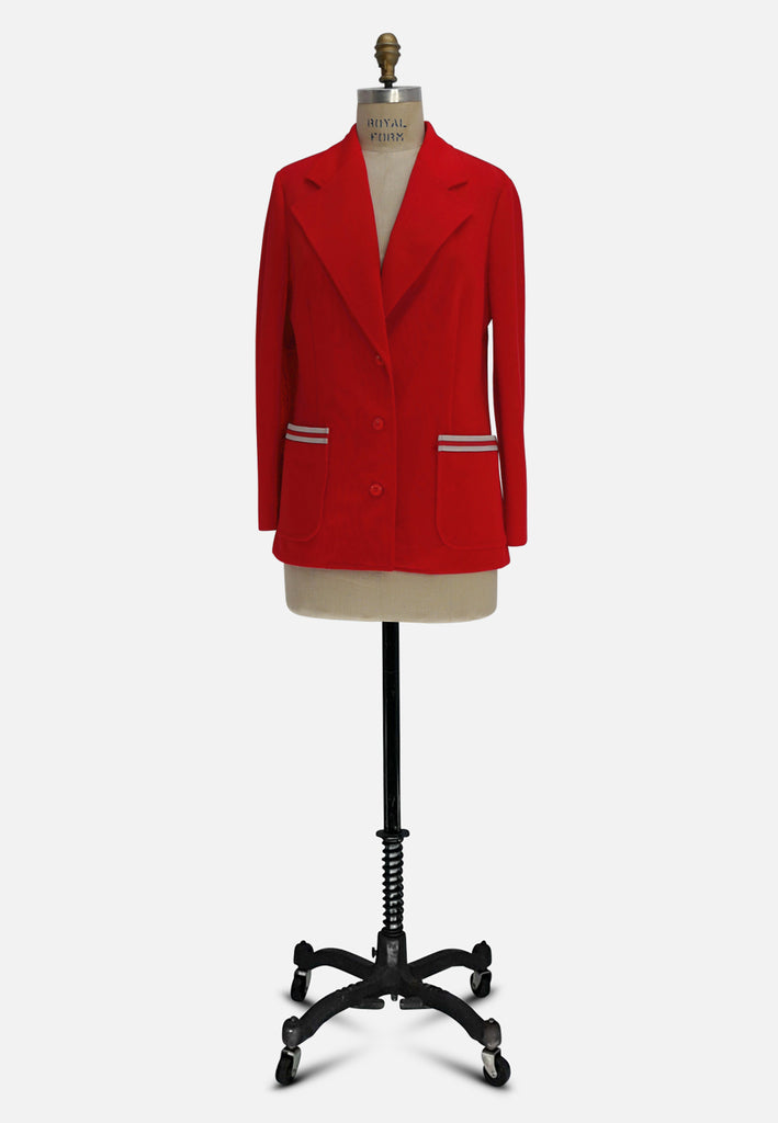 Vintage Clothing - Wee Stripe Jacket - Painted Bird Vintage Boutique & The Aviary - Coats & Jackets