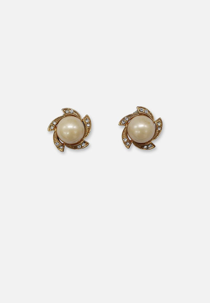 Vintage Clothing - Pearl Fever Earrings - Painted Bird Vintage Boutique & The Aviary - Earrings