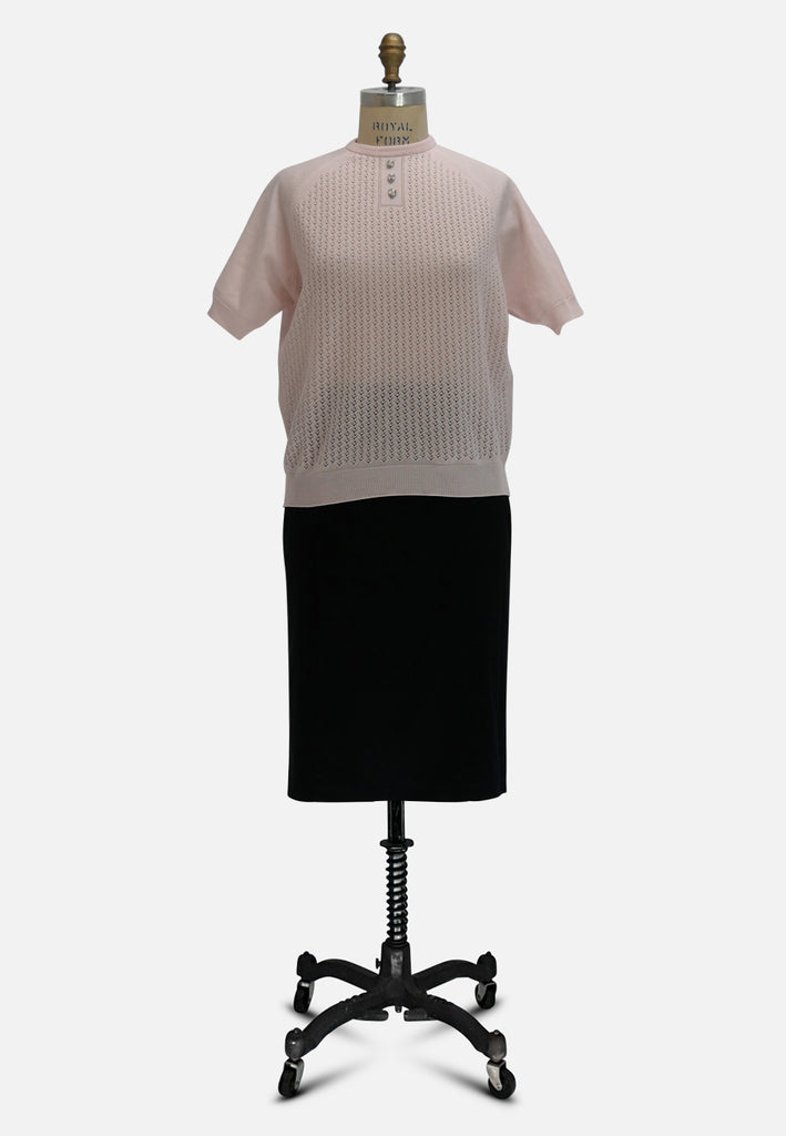 Vintage Clothing - Softly Pink Knit - Painted Bird Vintage Boutique & The Aviary - Knit