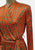 Vintage Clothing - Orange Energy Robe Dress 'VIP' NOT DONE - Painted Bird Vintage Boutique & The Aviary - Dresses
