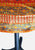 Vintage Clothing - Orange Energy Robe Dress 'VIP' NOT DONE - Painted Bird Vintage Boutique & The Aviary - Dresses