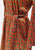 Vintage Clothing - Orange Energy Robe Dress 'VIP' NOT DONE - Painted Bird Vintage Boutique & The Aviary - Dresses