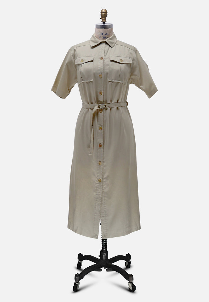 Vintage Clothing - On Safari Dress 'VIP' - Painted Bird Vintage Boutique & The Aviary - Dresses