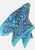 Vintage Clothing - Blue Hawaiian Scarf - Painted Bird Vintage Boutique & The Aviary - Scarves