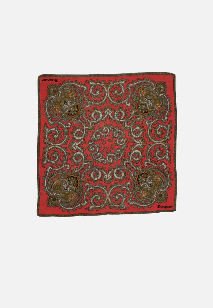 Vintage Clothing - Jacqmar Peachy Scarf - Painted Bird Vintage Boutique & The Aviary - Scarf