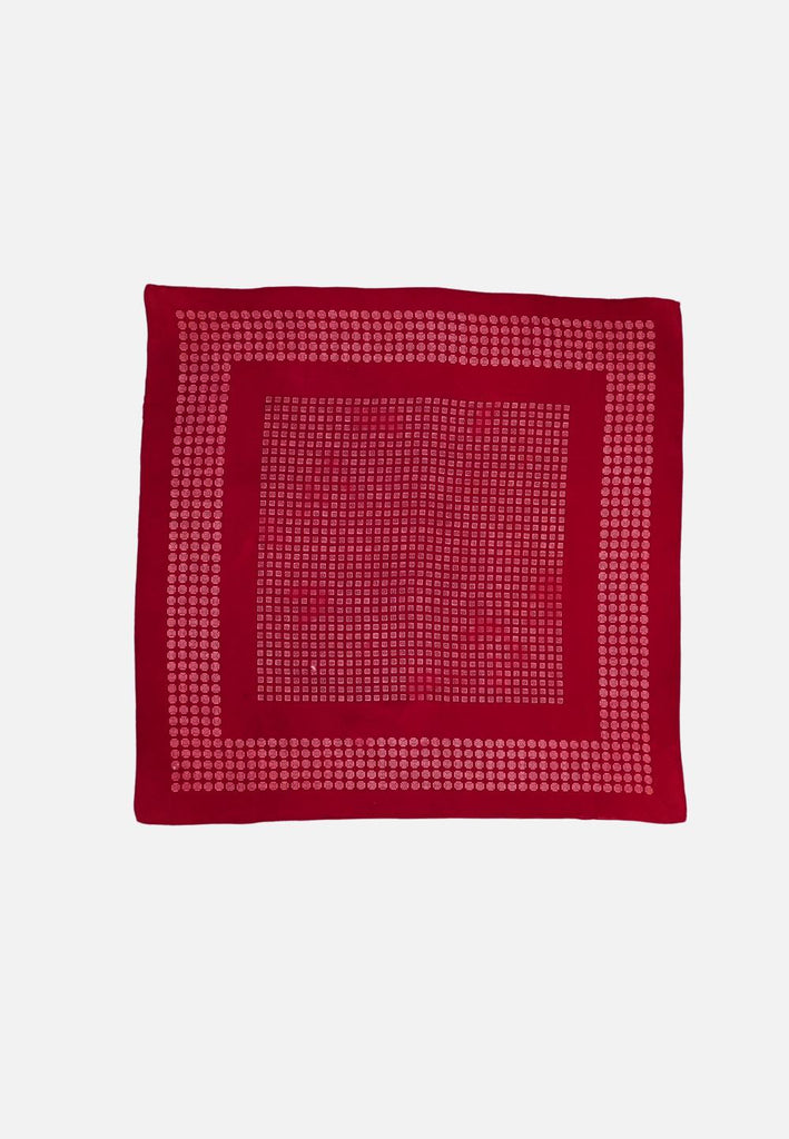 Vintage Clothing - Pinky Check Scarf 'VIP' - Painted Bird Vintage Boutique & The Aviary - Scarf