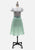Vintage Clothing - Minty Green Aline Skirt 'VIP' ND - Painted Bird Vintage Boutique & The Aviary - Skirt