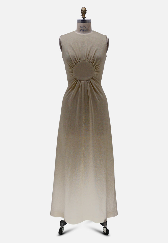 Vintage Clothing - A Golden Fancy Dress 'VIP' - Painted Bird Vintage Boutique & The Aviary - Dresses