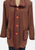 Vintage Clothing - Long Silk Jacket - Painted Bird Vintage Boutique & The Aviary - Coats & Jackets