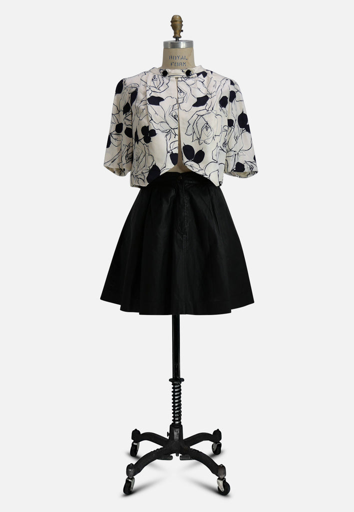 Vintage Clothing - Italian Roses Jacket - Painted Bird Vintage Boutique & The Aviary - Coats & Jackets