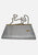 Vintage Clothing - Silver Slimline Handbag - Painted Bird Vintage Boutique & The Aviary - Handbag