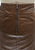 Vintage Clothing - Caramel Leather Skirt - Painted Bird Vintage Boutique & The Aviary - Skirt