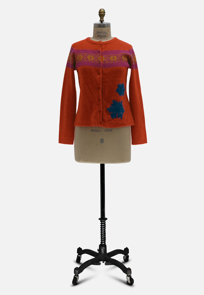Vintage Clothing - Snowflake Knit - Painted Bird Vintage Boutique & The Aviary - Knit