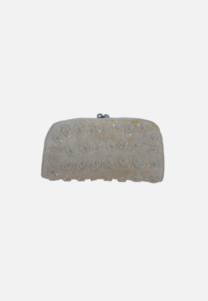 Vintage Clothing - Beaded Foldover Fifties - Painted Bird Vintage Boutique & The Aviary - Handbag