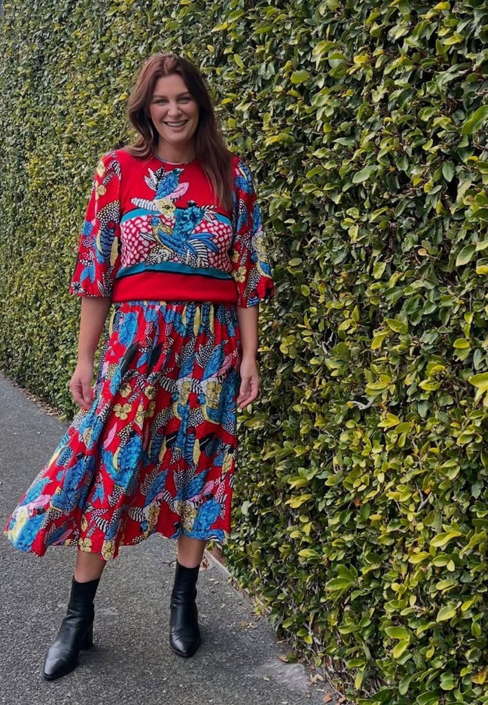 Vintage Clothing - Birdatious Ensemble - DESIGNER - Painted Bird Vintage Boutique & The Aviary - Ensemble