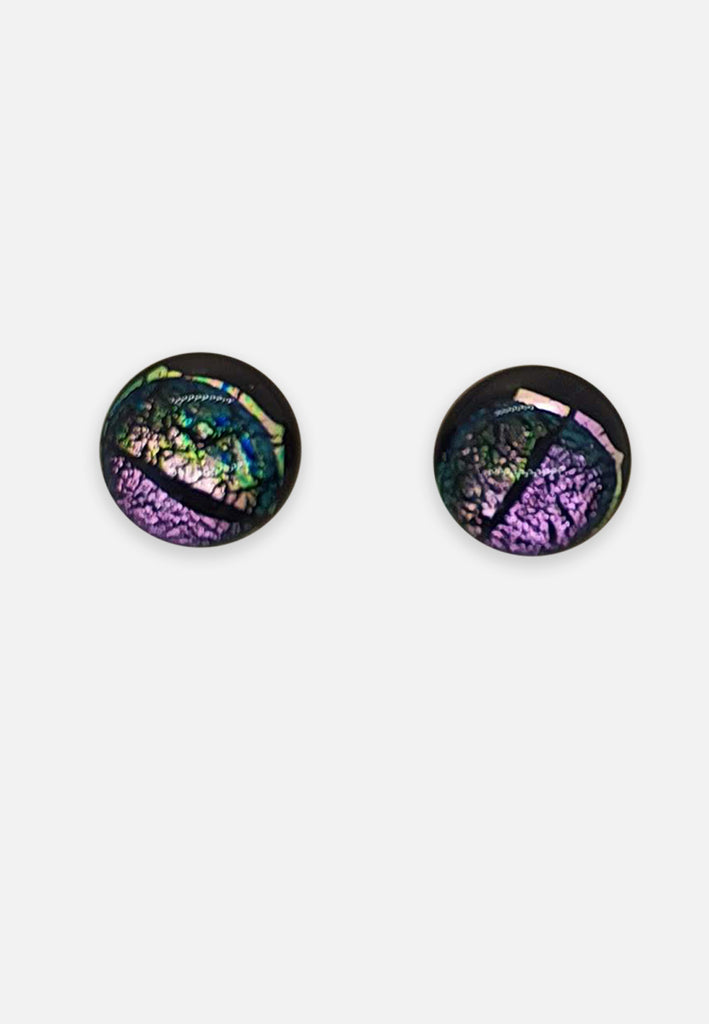 Vintage Clothing - Handblown Glass - Metallic Purple - Painted Bird Vintage Boutique & The Aviary