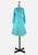 Vintage Clothing - Seafoam 'Glamis' Long Sleeve Dress - Painted Bird Vintage Boutique & The Aviary