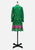 Vintage Clothing - Long Sleeve Green and Pink Dress - Painted Bird Vintage Boutique & The Aviary
