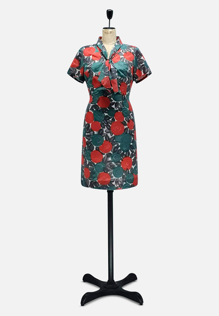Vintage Clothing - Rosey Ravishing Dress - Painted Bird Vintage Boutique & The Aviary