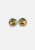 Vintage Clothing - Gold-Plated Clay Earrings (clip-on) - Painted Bird Vintage Boutique & The Aviary
