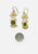 Vintage Clothing - Pearl and Green Stone Earrings - Painted Bird Vintage Boutique & The Aviary