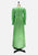 Vintage Clothing - Full Length Green Satin Damask Dress - Painted Bird Vintage Boutique & The Aviary