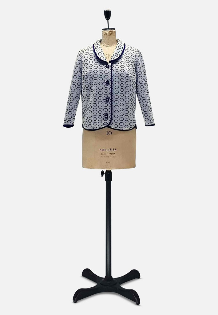 Vintage Clothing - Polka Dot Perfect Jacket - Painted Bird Vintage Boutique & The Aviary - Coats & Jackets