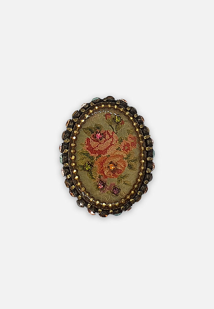 Vintage Clothing - Michal Negrin - Israeli Designer Ring - Painted Bird Vintage Boutique & The Aviary - Rings