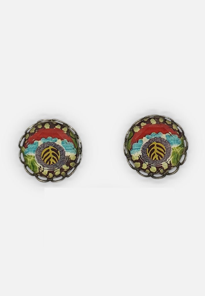 Vintage Clothing - Ayala Bar - Israeli Designer Earring Stud - Painted Bird Vintage Boutique & The Aviary - Earrings