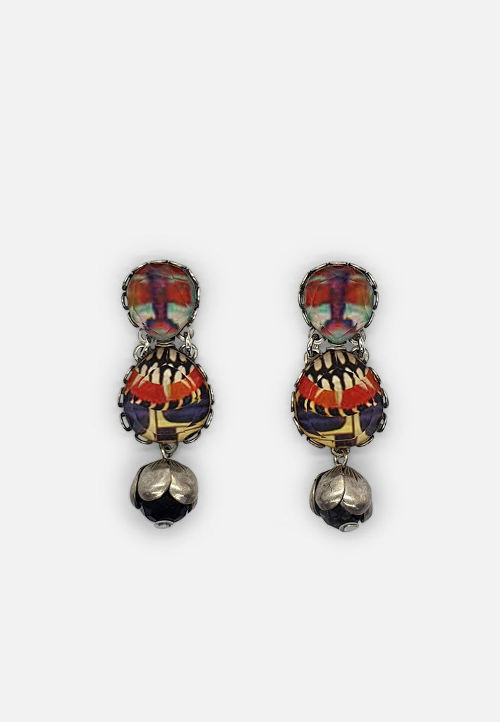 Vintage Clothing - Ayala Bar - Israeli Designer Earring - Painted Bird Vintage Boutique & The Aviary - Earrings