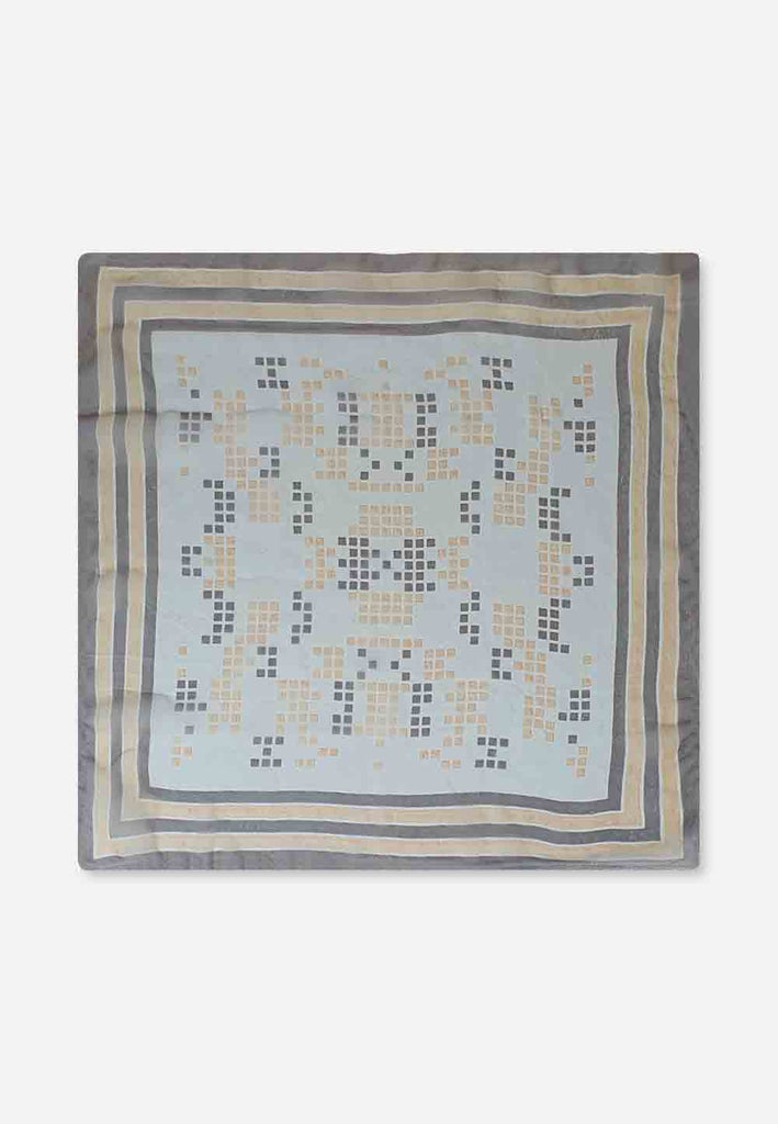 Vintage Clothing - Sheer Brown Stripes Scarf - Painted Bird Vintage Boutique & The Aviary - Scarves