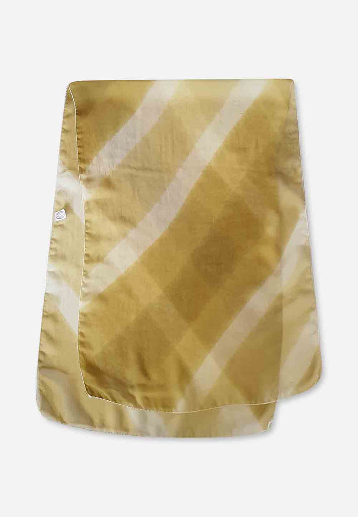 Vintage Clothing - Yellow Mustard Stripe Scarf - Painted Bird Vintage Boutique & The Aviary - Scarves