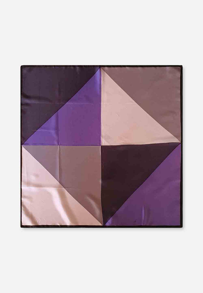 Vintage Clothing - Geometric Scarf - Painted Bird Vintage Boutique & The Aviary - Scarves