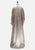 Vintage Clothing - Delicate Pastel Leaves Long Kimono - Painted Bird Vintage Boutique & The Aviary - Kimono