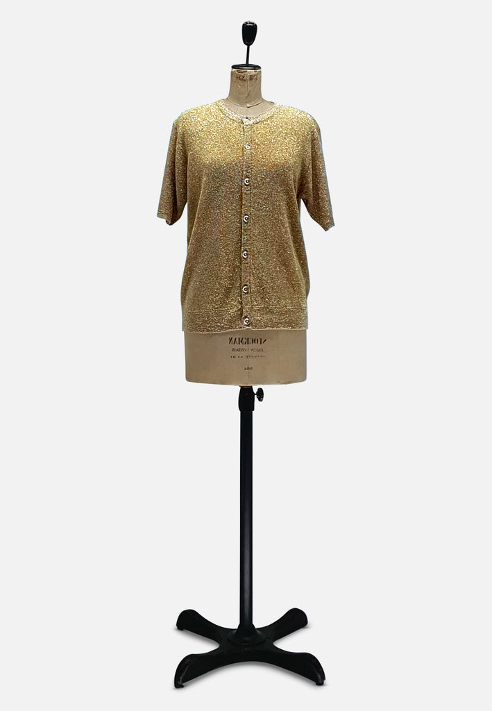 Vintage Clothing - Golden Great Knit - Painted Bird Vintage Boutique & The Aviary - Knit