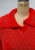 Vintage Clothing - Beaded Fire Engine Red - Painted Bird Vintage Boutique & The Aviary - Knit